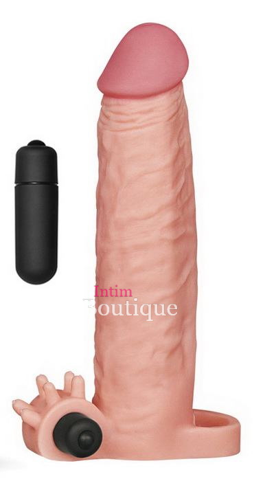Lovetoy Pleasure X Tender Vibrating Penis Sleeve Add 2 (LV1064) - Насадка на член с вибрацией