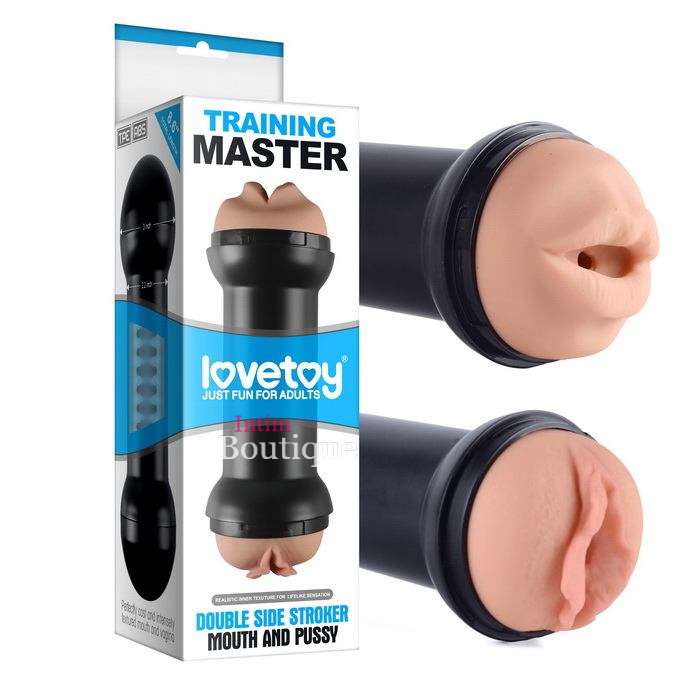 Lovetoy Training Master Double Side Stroker Mouth and Pussy - Мастурбатор