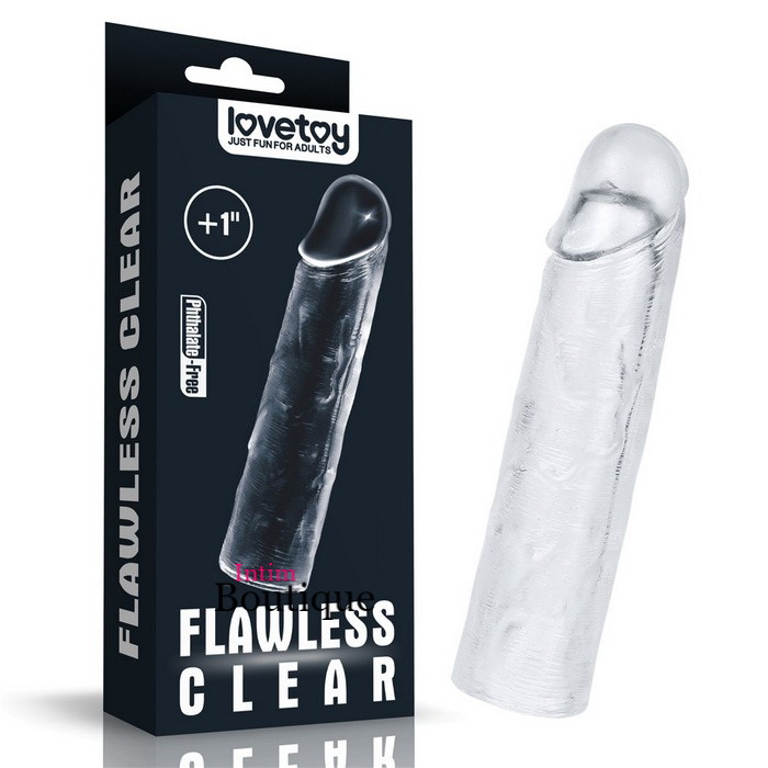 Lovetoy Flawless Clear Penis Sleeve Add 1 inch - Насадка на член