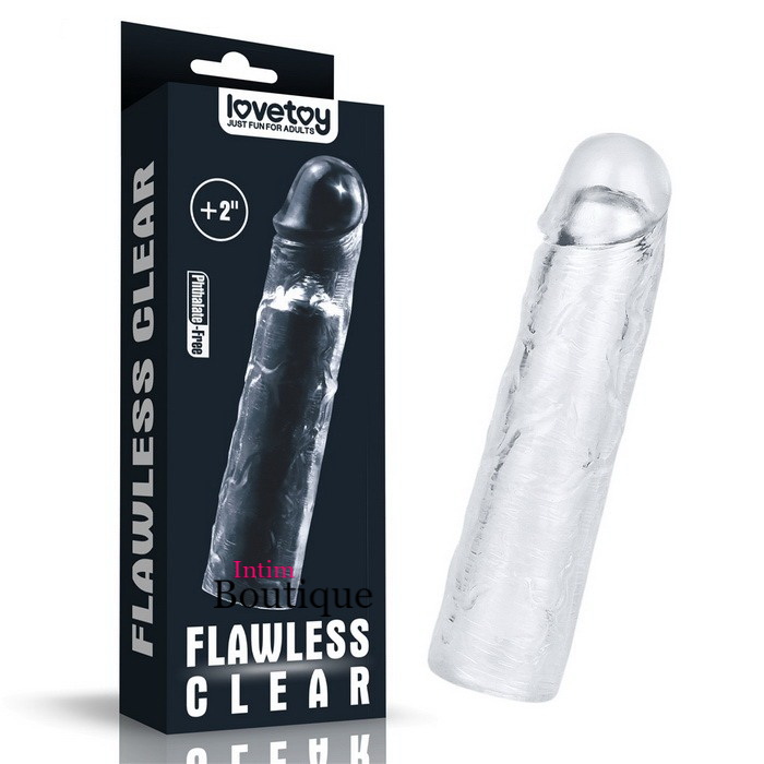 Lovetoy Flawless Clear Penis Sleeve Add 2 inch - Насадка на член