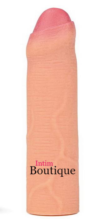 Lovetoy Revolutionary Silicone Nature Extender Uncircumcised Add 1 inch - Насадка на член