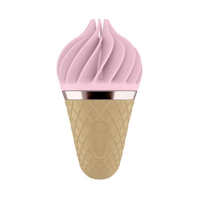 Вибратор мороженка спиннатор Satisfyer Lay-On Sweet Temptation Pink/Brown
