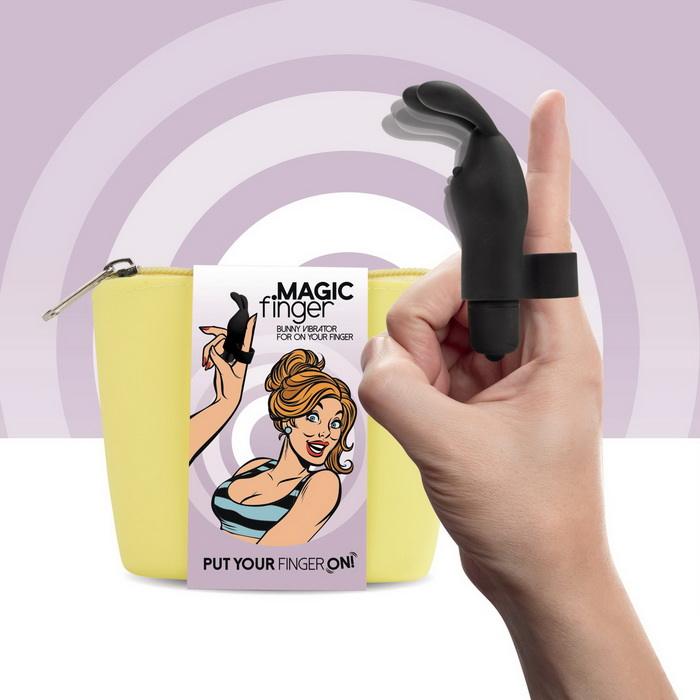 FeelzToys Magic Finger Vibrator Black - Вибратор на палец